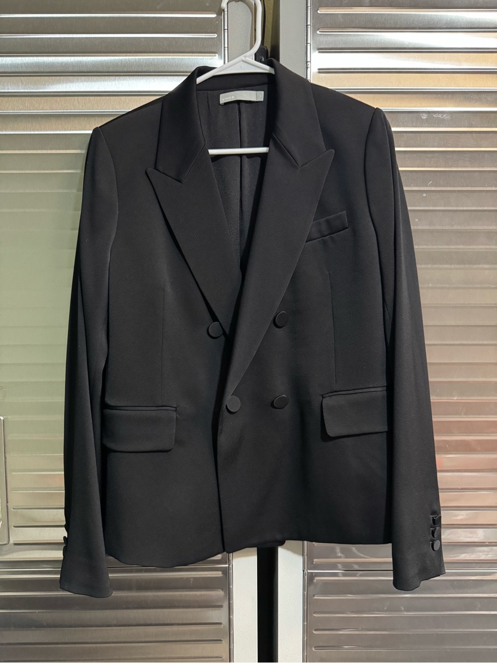 NWT Vince Women’s Classic Black Double-Breasted Blazer
